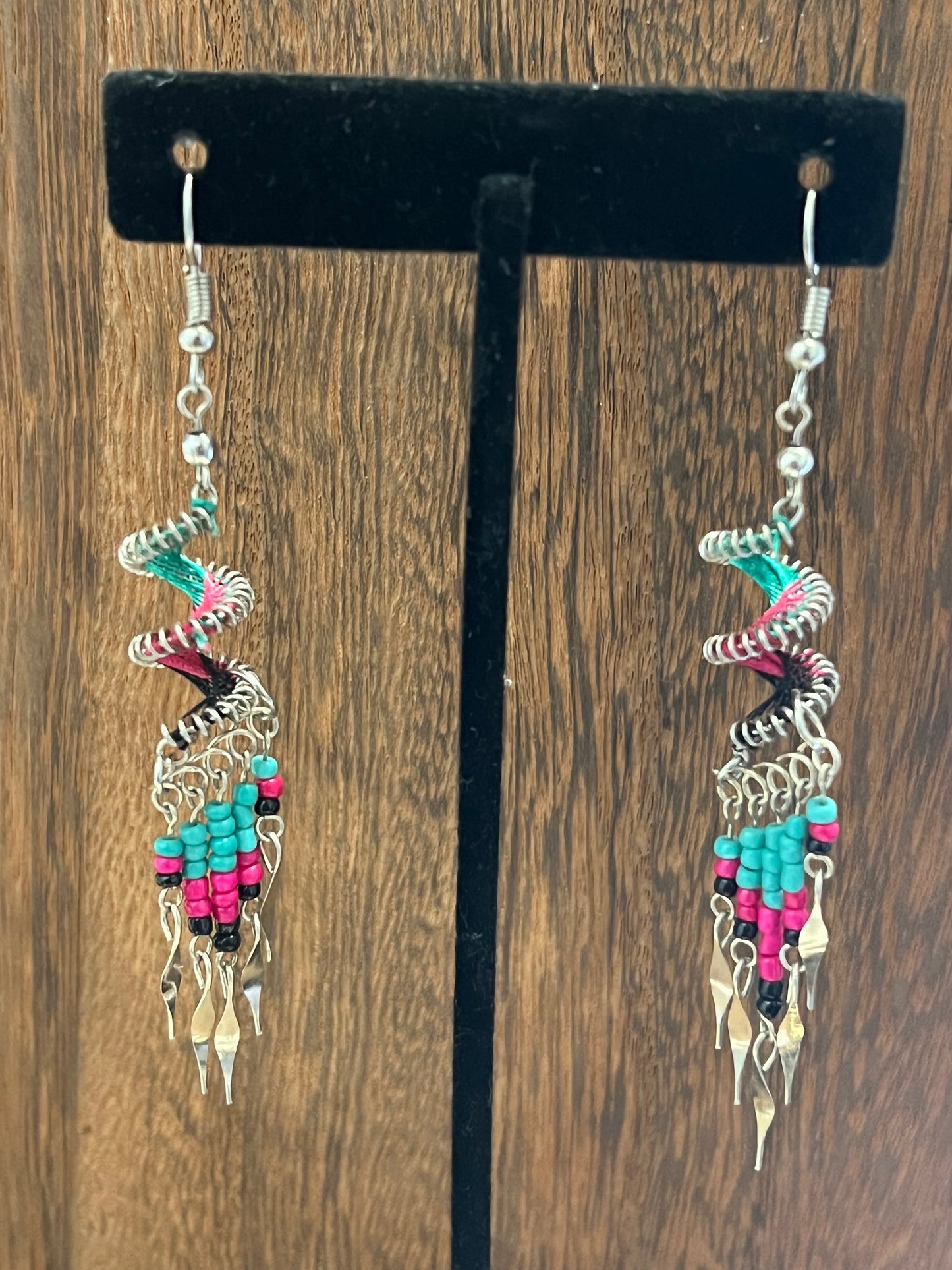 Earrings | Spiral Swirl Peruvian Thread Earrings