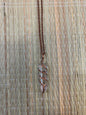 Stone Necklaces | Copper Wire Wrapped Stone Hexagon Necklace