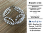 Bracelets | Orisa Multistrand Beaded Bracelet – White and Clear with Lobster Clasp – 4mm | Obatala Bracelet - Style 8-2