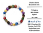 Stone Bracelet 8mm | Chakra Stone Bracelet