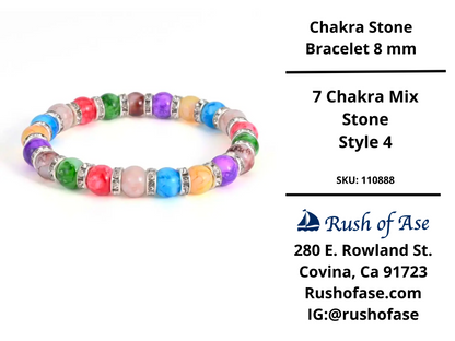 Stone Bracelet 8mm | Chakra Stone Bracelet