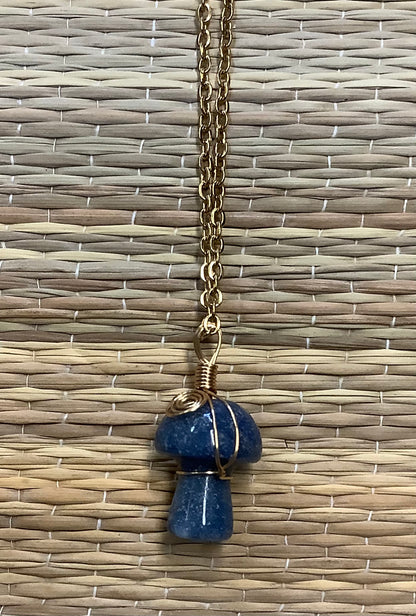 Stone Necklaces | Stone Mushroom Pendant