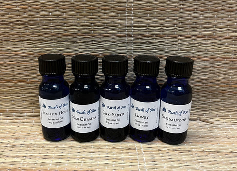 Oils |  Essential Oils by Rush of Ase - 0.5 oz (15 ml)