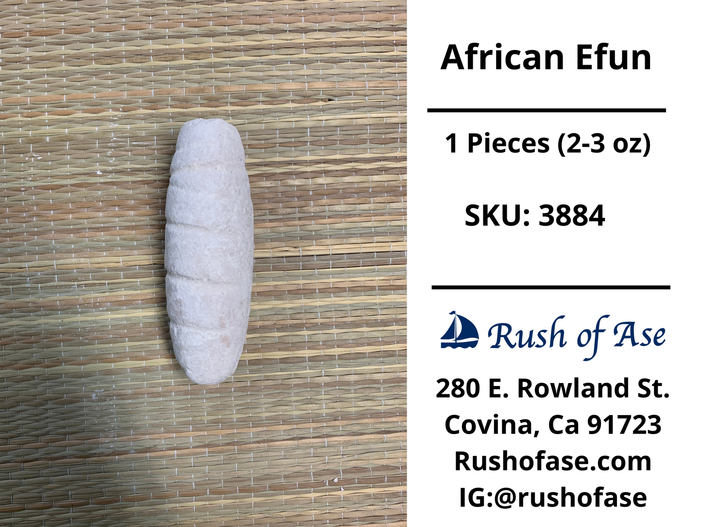 Chalk | African Efun |  Efun Nigeriano | Cascarilla
