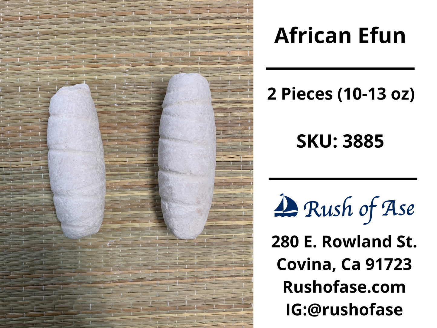 Chalk | African Efun |  Efun Nigeriano | Cascarilla