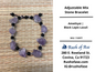 Stone Bracelet | Adjustable Mixed Stone Bracelet