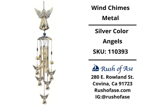 Wind Chimes Metal | Silver Color