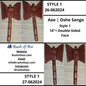 Orisa Tools | Sango Wooden Axe | Oshe Sango  [FREE SHIPPING USA]