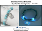 Stone Bracelet 8mm | Stone Pendants