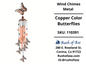 Wind Chimes Metal | Copper Color
