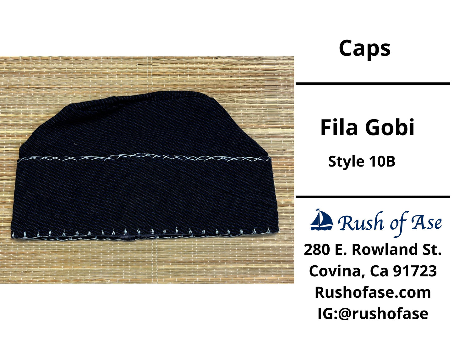 Caps | Fila Gobi | Yoruba Caps Style B