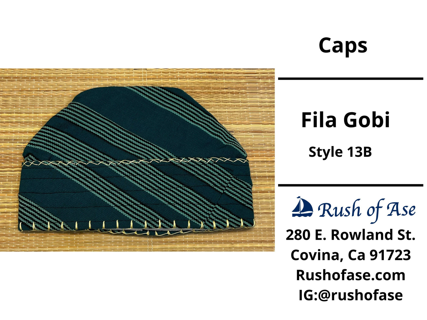 Caps | Fila Gobi | Yoruba Caps Style B