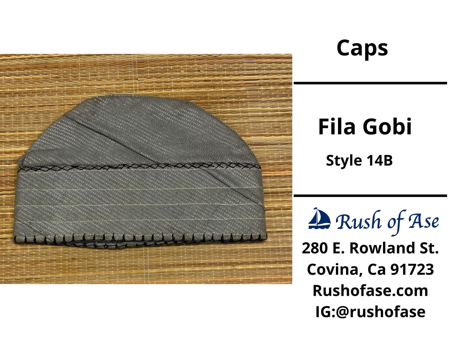 Caps | Fila Gobi | Yoruba Caps Style B