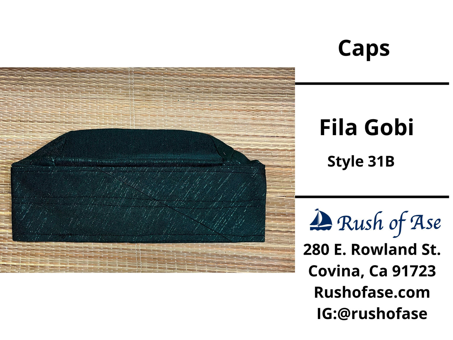 Caps | Fila Gobi | Yoruba Caps Style B