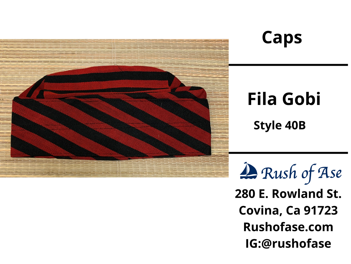 Caps | Fila Gobi | Yoruba Caps Style B