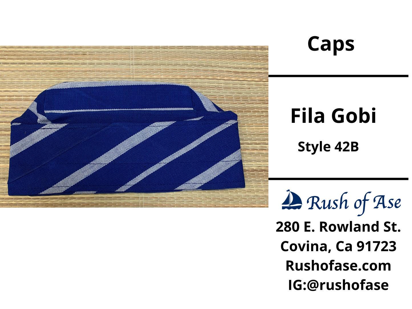 Caps | Fila Gobi | Yoruba Caps Style B