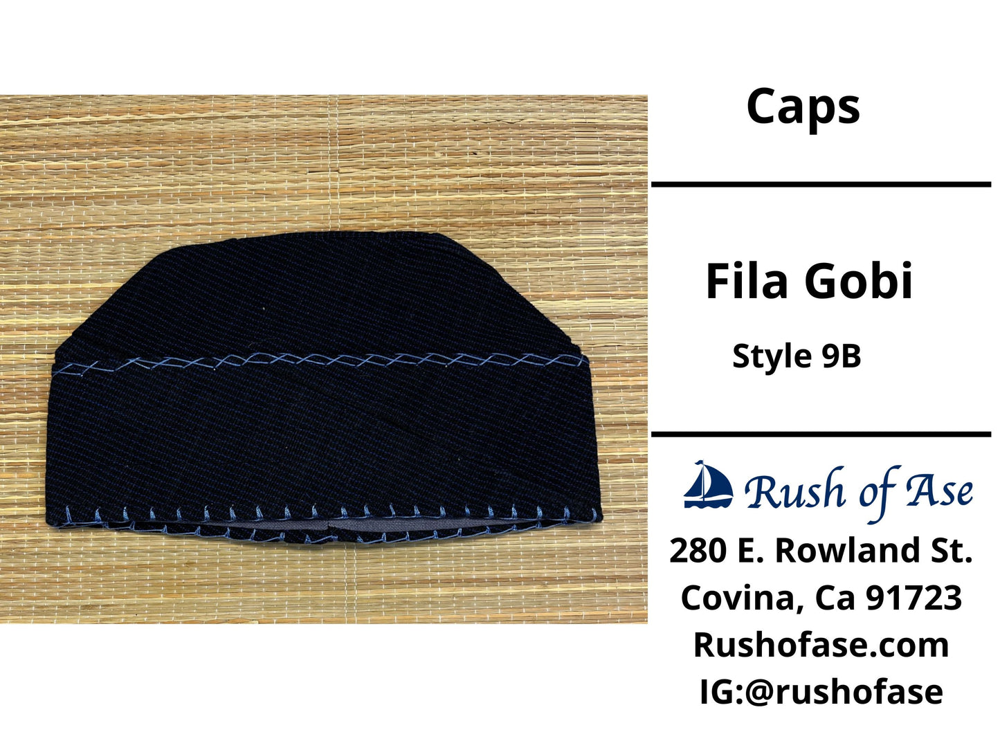 Caps | Fila Gobi | Yoruba Caps Style B