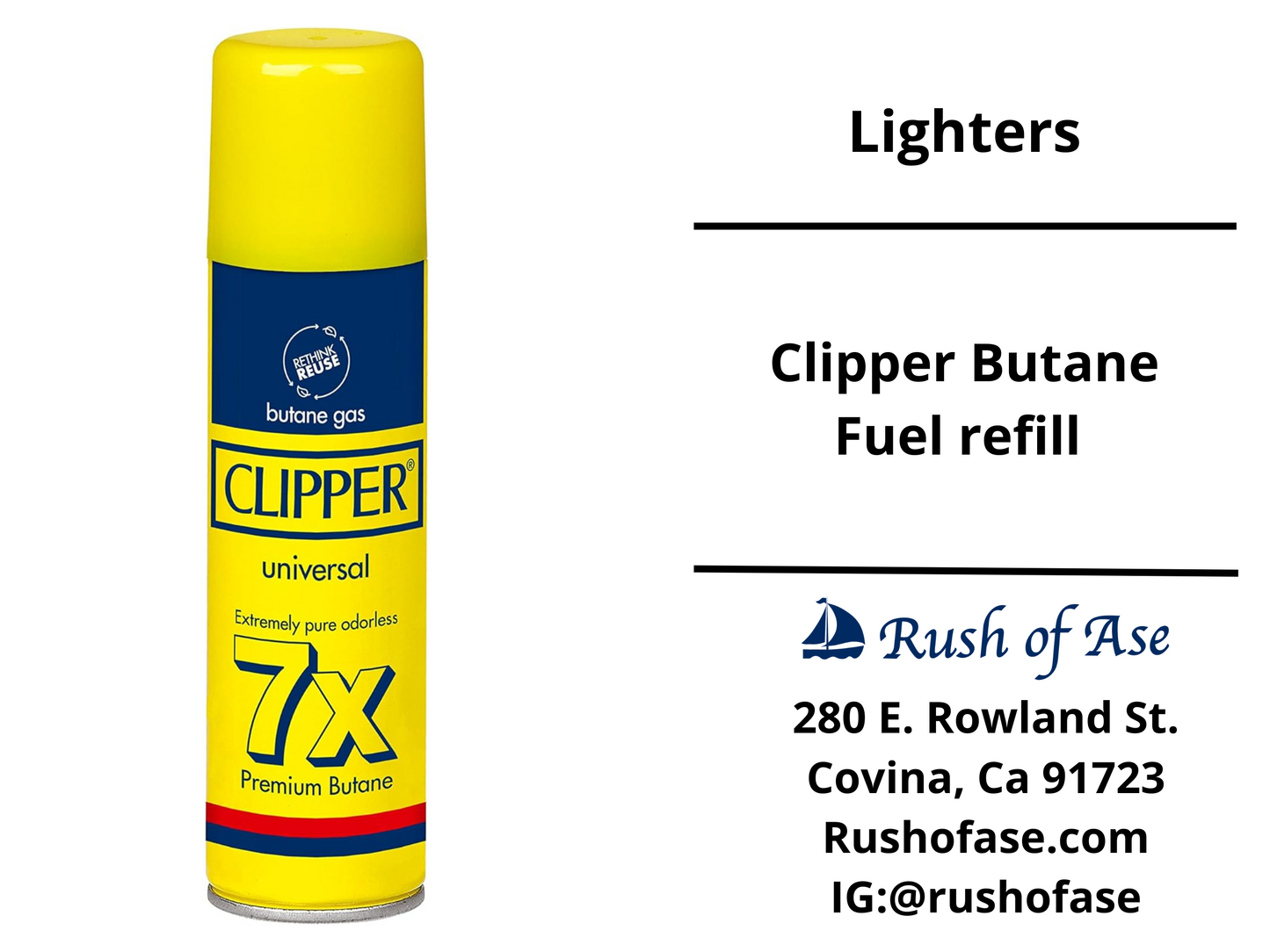 Lighters | Clipper Butane Fuel refill