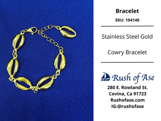 Bracelets | Stainless Steel Cowry Bracelet