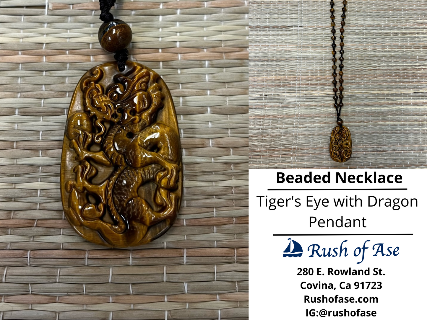Necklaces | Tiger's Eye Beaded Necklace