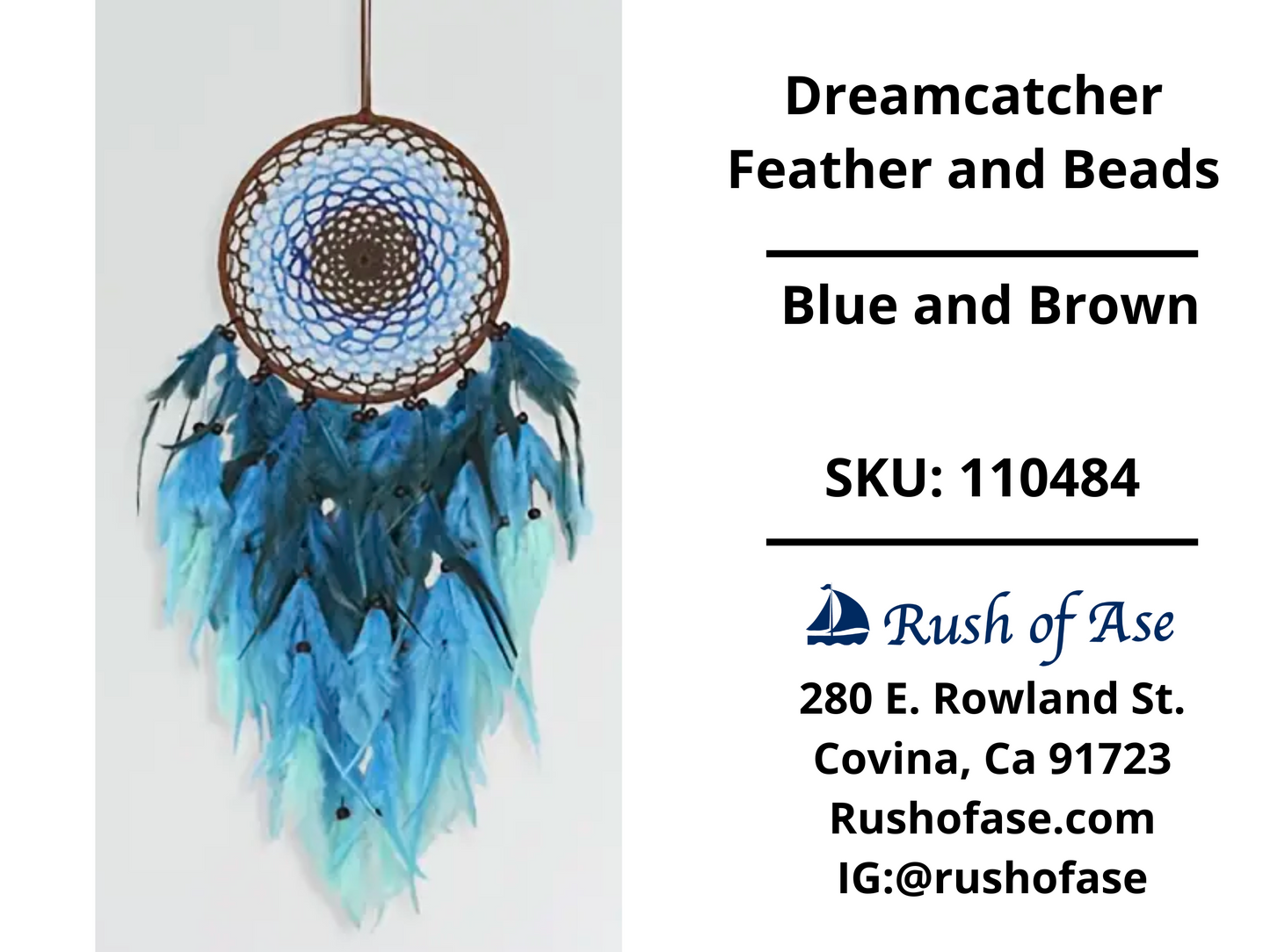 Dreamcatcher Feather and Beads