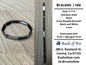 Bracelets | Orisa Bracelets | Ide | Stainless Steel Metal Beaded Bracelets – Black and White | Egungun Orun