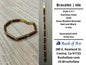 Bracelets | Orisa Bracelets | Ide | Stainless Steel Metal Beaded Bracelets – Red and Black | Esu