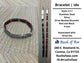 Bracelets | Orisa Bracelets | Ide | Stainless Steel Metal Beaded Bracelets – Red and Black | Esu