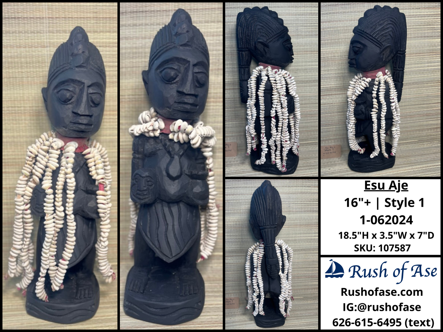 Orisa Statues | Esu Alaje | Esu Aje [FREE SHIPPING USA]