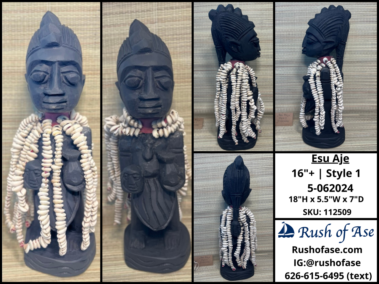 Orisa Statues | Esu Alaje | Esu Aje [FREE SHIPPING USA]
