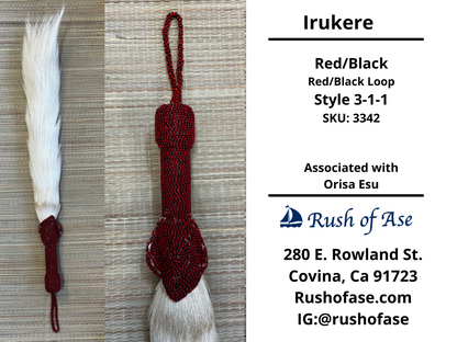 Irukere Big | Horsetail-fly-whisk | cow tail -fly-whisk  | Sheep Wool fly-whisk  [FREE SHIPPING USA]