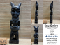 Orisa Statues | Esu Onire Black Wood Statues | Esu of Good Fortune  [FREE SHIPPING USA]