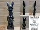 Orisa Statues | Esu Onire Black Wood Statues | Esu of Good Fortune  [FREE SHIPPING USA]