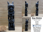 Orisa Statues | Esu Onire Black Wood Statues | Esu of Good Fortune  [FREE SHIPPING USA]