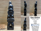 Orisa Statues | Esu Onire Black Wood Statues | Esu of Good Fortune  [FREE SHIPPING USA]