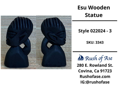 Orisa Statues | Esu Wooden Head