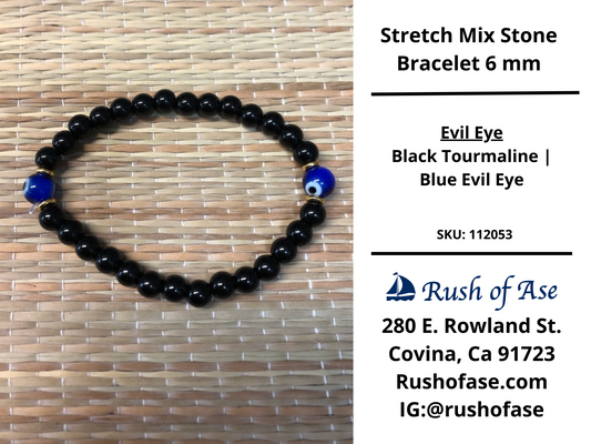 Stone Bracelet 6mm | Stretch Mixed Stone Bracelet