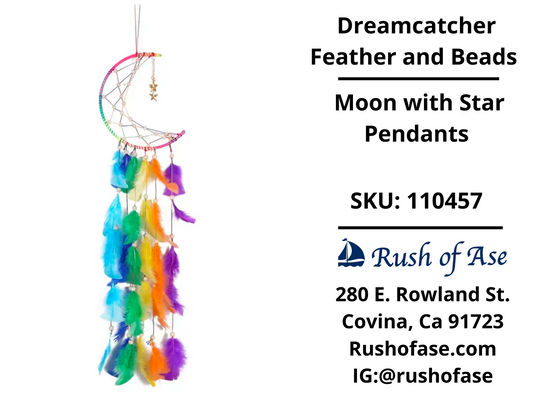 Dreamcatcher | Moon with Star Pendants