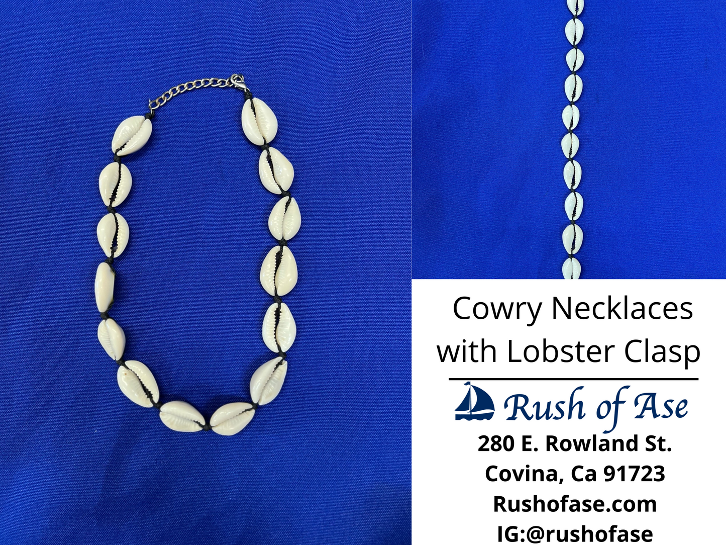 Necklaces | Cowry Necklaces with Lobster Clasp