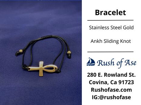 Bracelets | Ankh Sliding Knot Stainless Steel