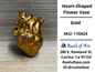 Vase | Heart-Shaped Flower Vase