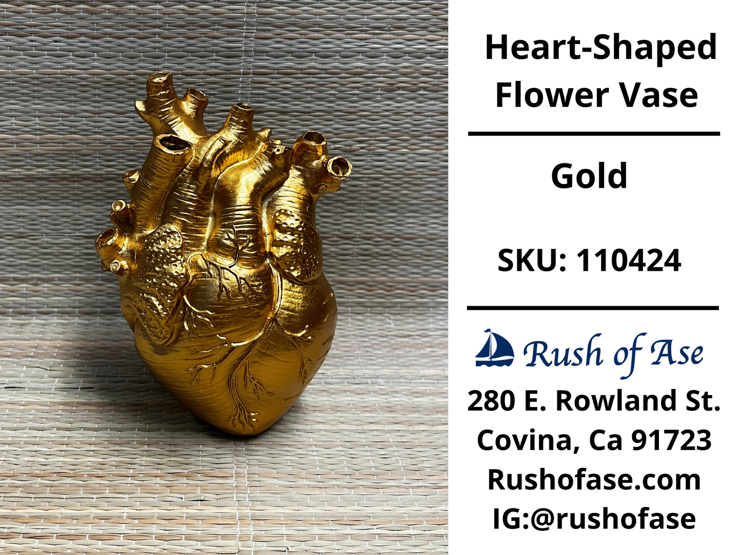 Vase | Heart-Shaped Flower Vase