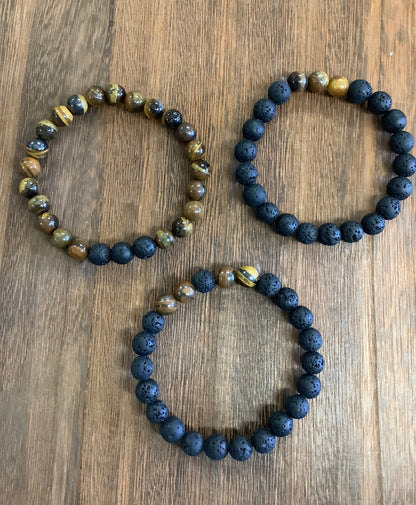 Stone Bracelet 8mm | Stretch Mix Stone Bracelet