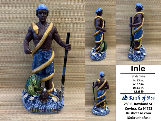 Orisa Statue | Inle Statue | 13" | Style 14-2