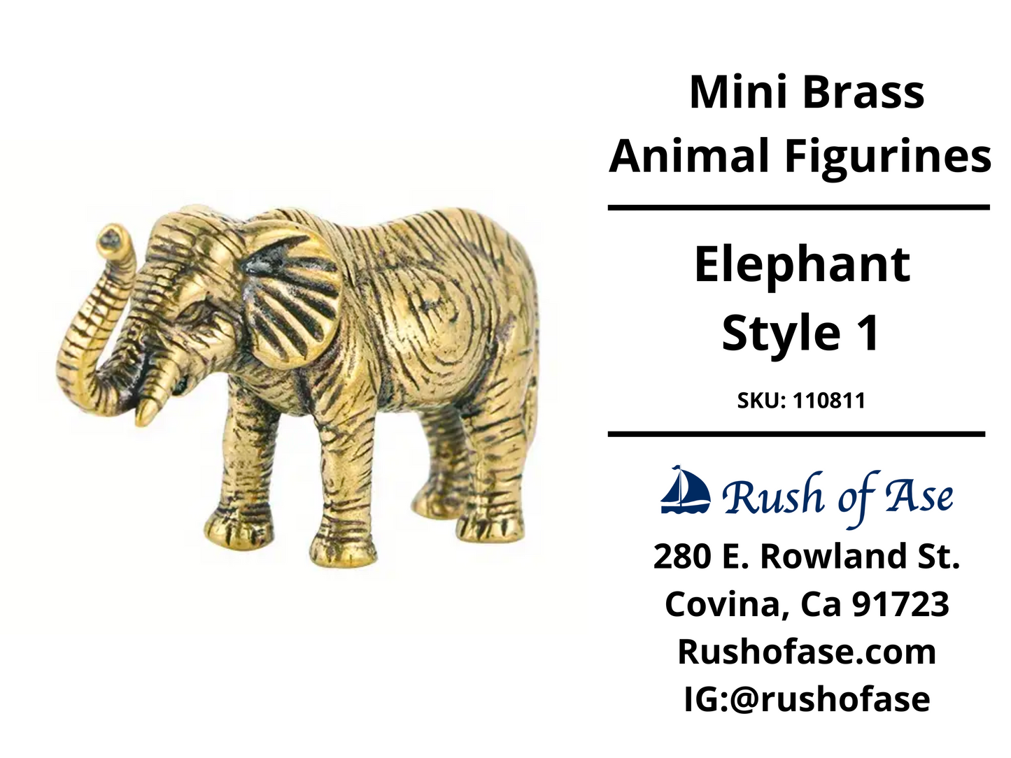 Decor | Mini Brass Animal Figurine