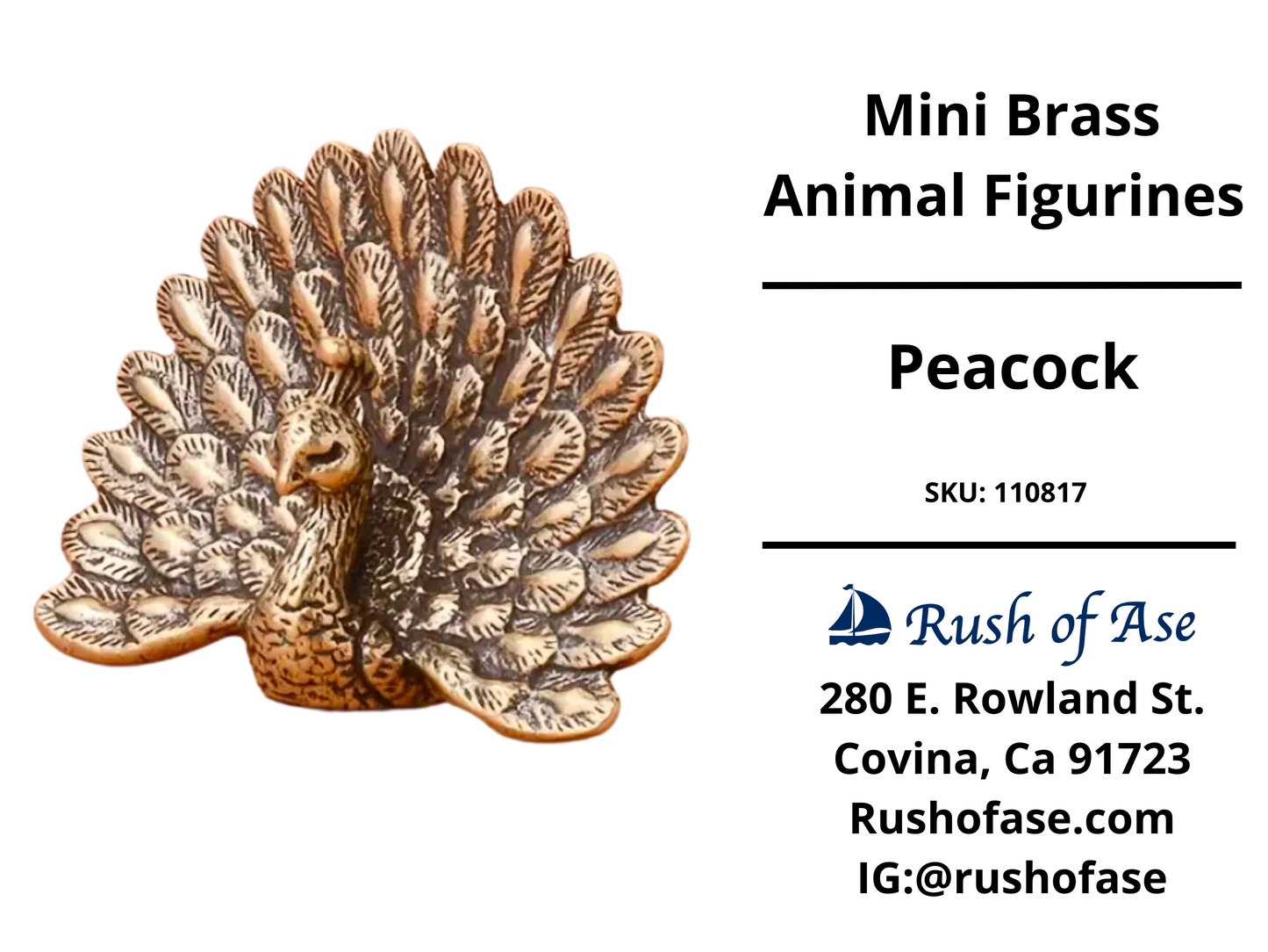 Decor | Mini Brass Animal Figurine