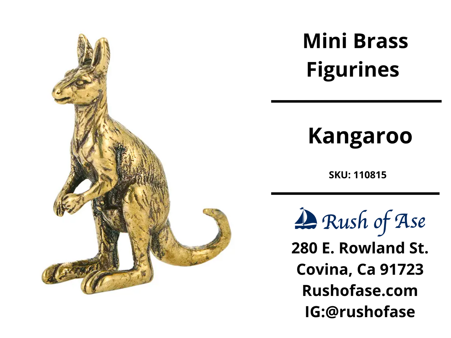 Decor | Mini Brass Animal Figurine