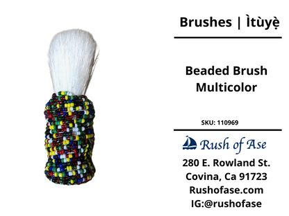 Brush | Beaded Brush | Brush of Ifa | Ìtùyẹ̀