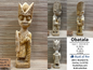 Orisa Statues | Obatala Wood Statue - Style 5