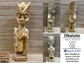 Orisa Statues | Obatala Wood Statue - Style 5